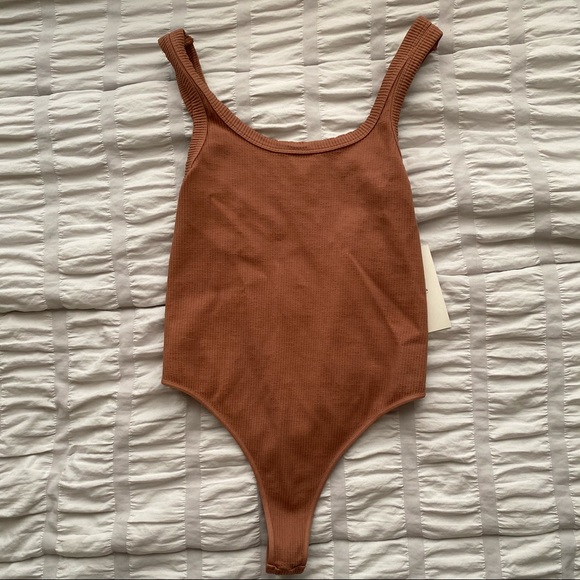 NWT Bohme Ribbed Bodysuit - Picture 1 of 4